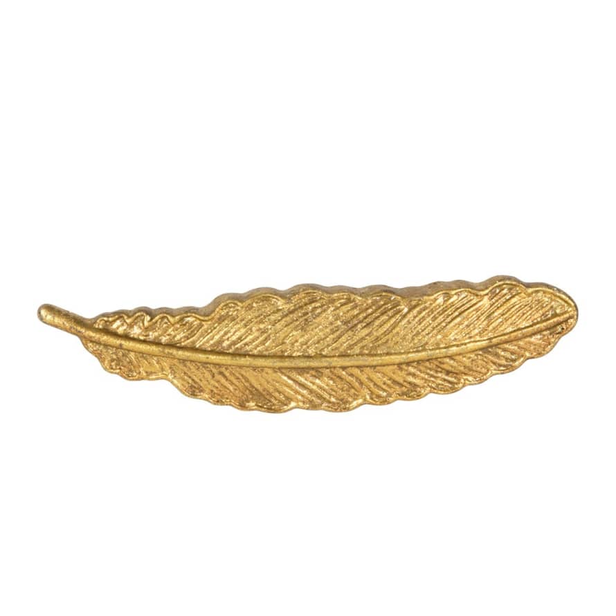 Sass & Belle  Gold Feather Vintage Style Drawer Knob