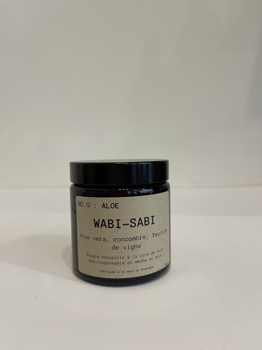 Wabi-Sabi NO 9. Aloe Small Candle