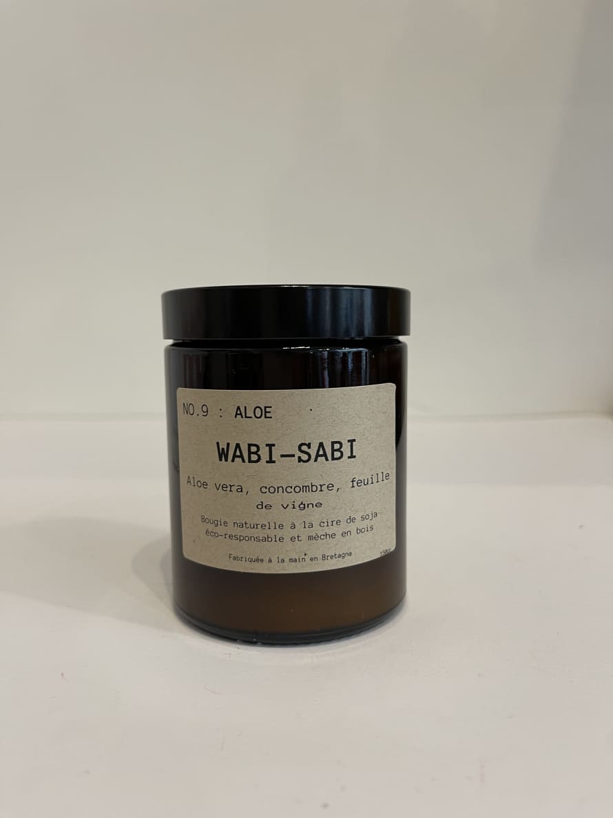 Wabi-Sabi NO 9. Aloe Medium Candle