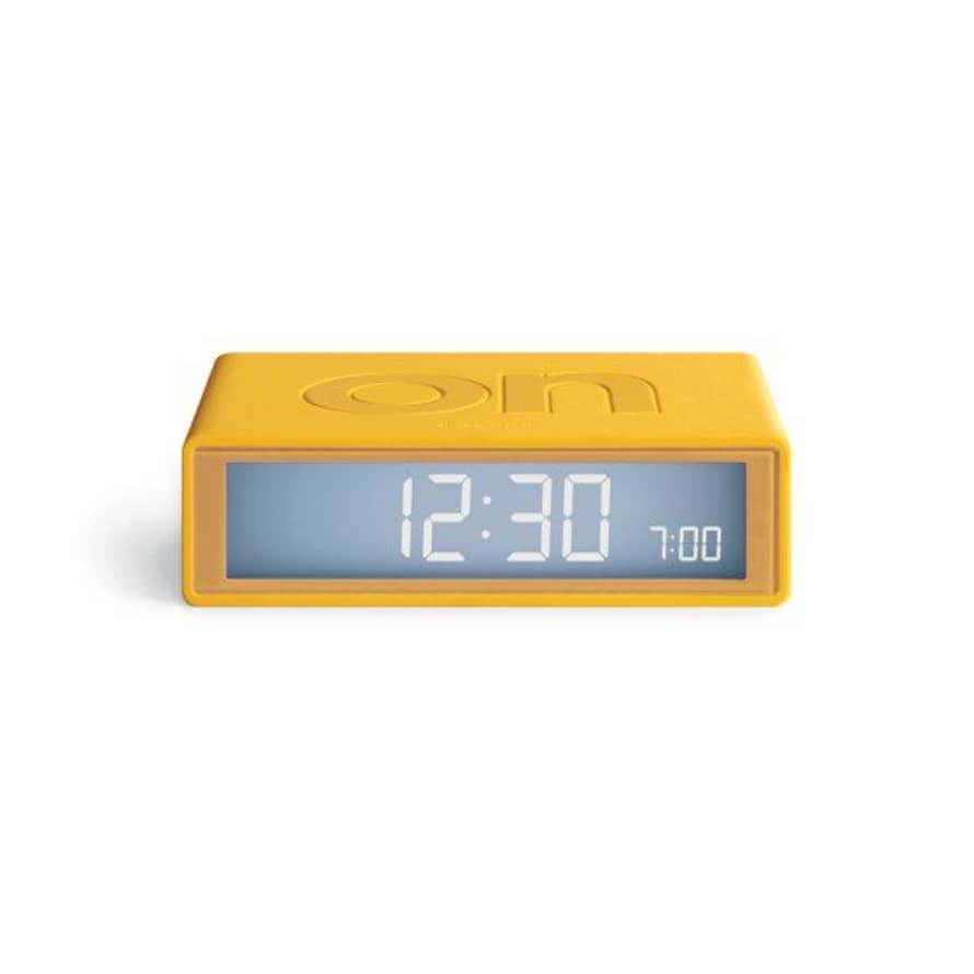 Lexon Reloj Flip+ Travel - Yellow