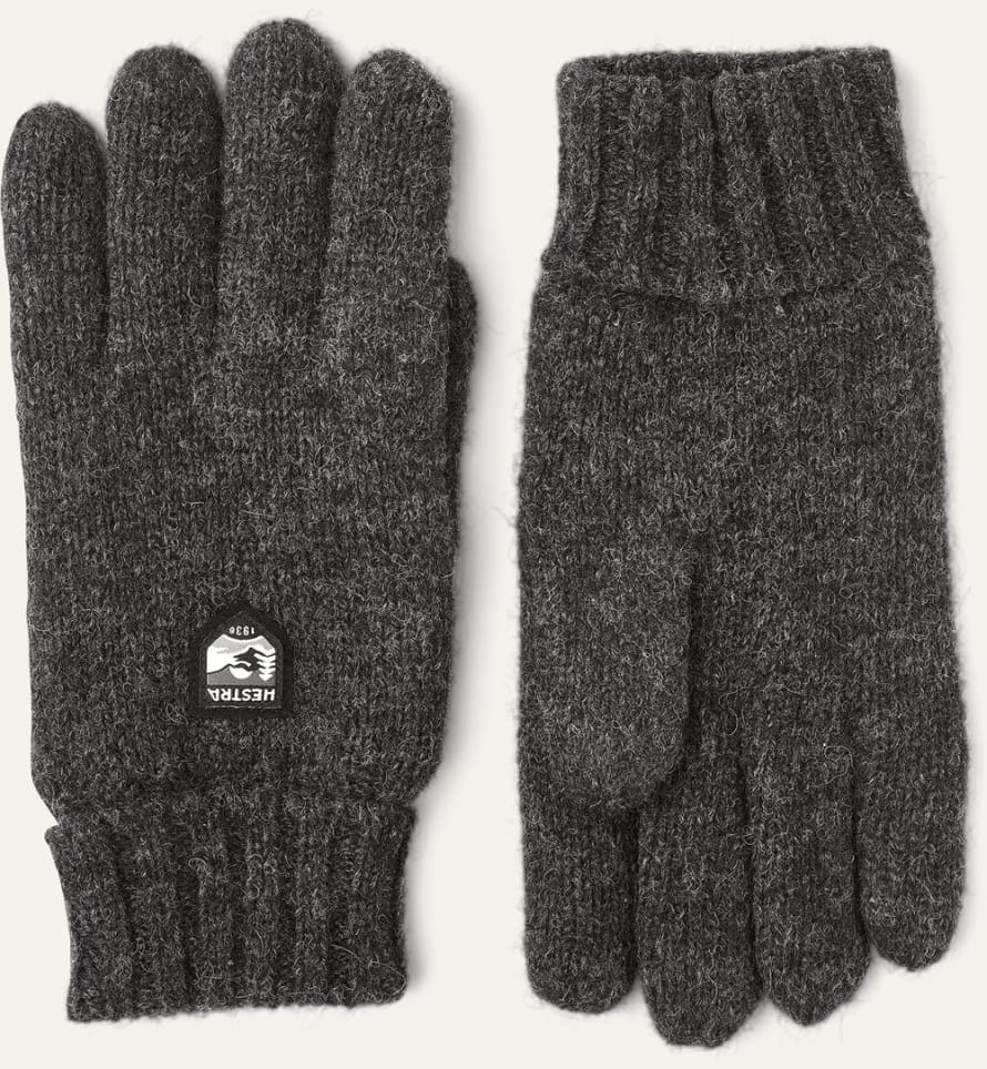 Hestra Basic Wool Glove - Charcoal
