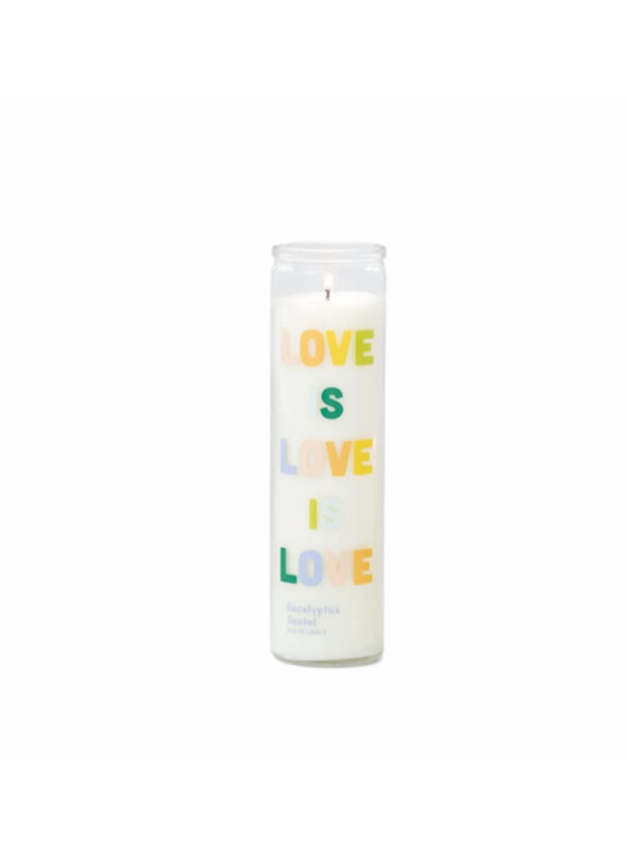Paddywax Spark Rainbow Love Is Love Prayer Candle