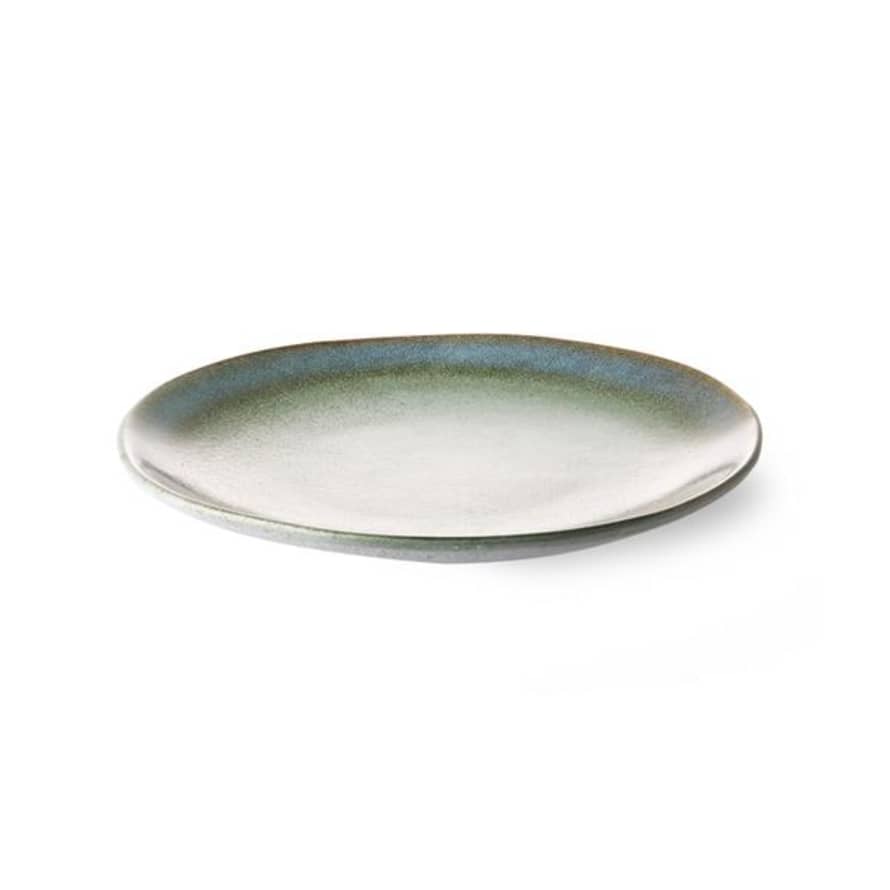 Trouva: 70s Ceramics: Dessert Plate Moss (Set of 2)