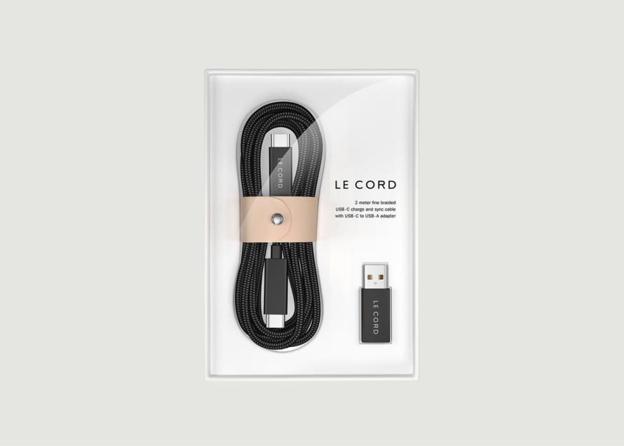 Le Cord 2 Meter Usb Cable For Iphone Made Of Recycled Material