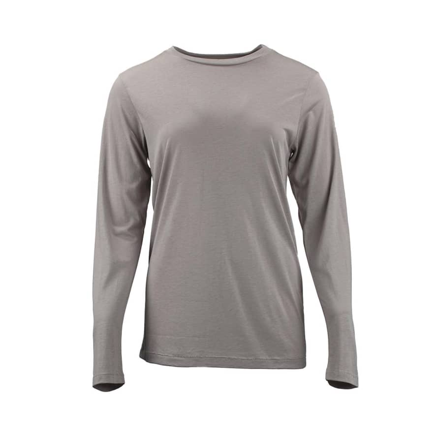 Ame Antwerp Cosy Long Sleeved T-Shirt Feather Grey