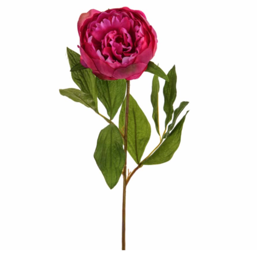 Victoria & Co. Faux Pink Peony Stem