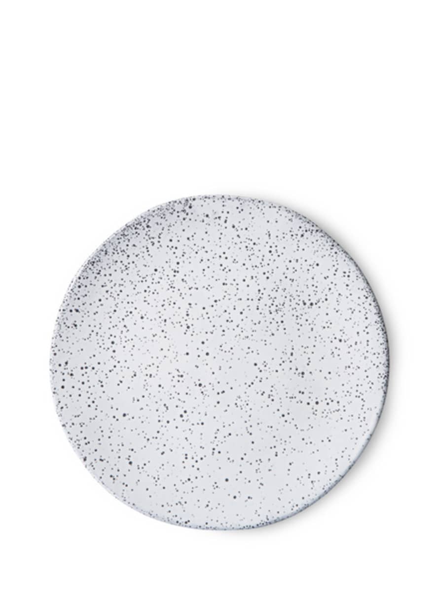 HK Living Gradient Ceramics Dinner Plate In Cream