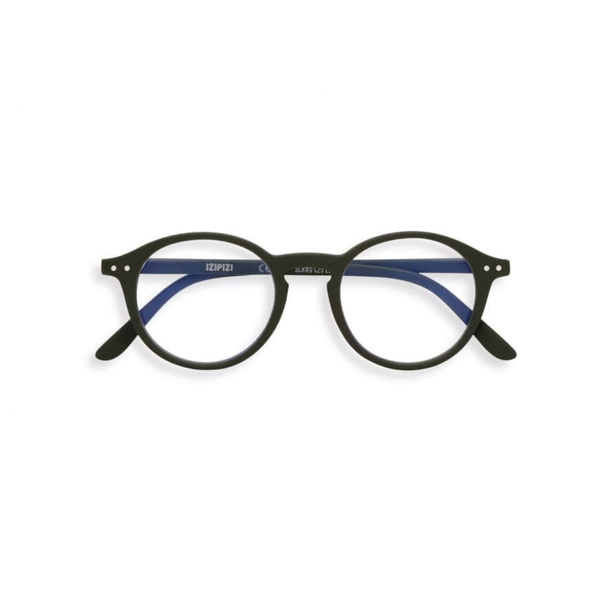 IZIPIZI Khaki Screen Protection Reading Glasses Style D  