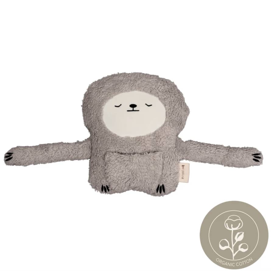 FABELAB Soft Fabbie Sloth in Warm Grey Toy