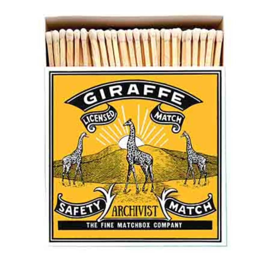 Archivist Giraffe Box Of Matches