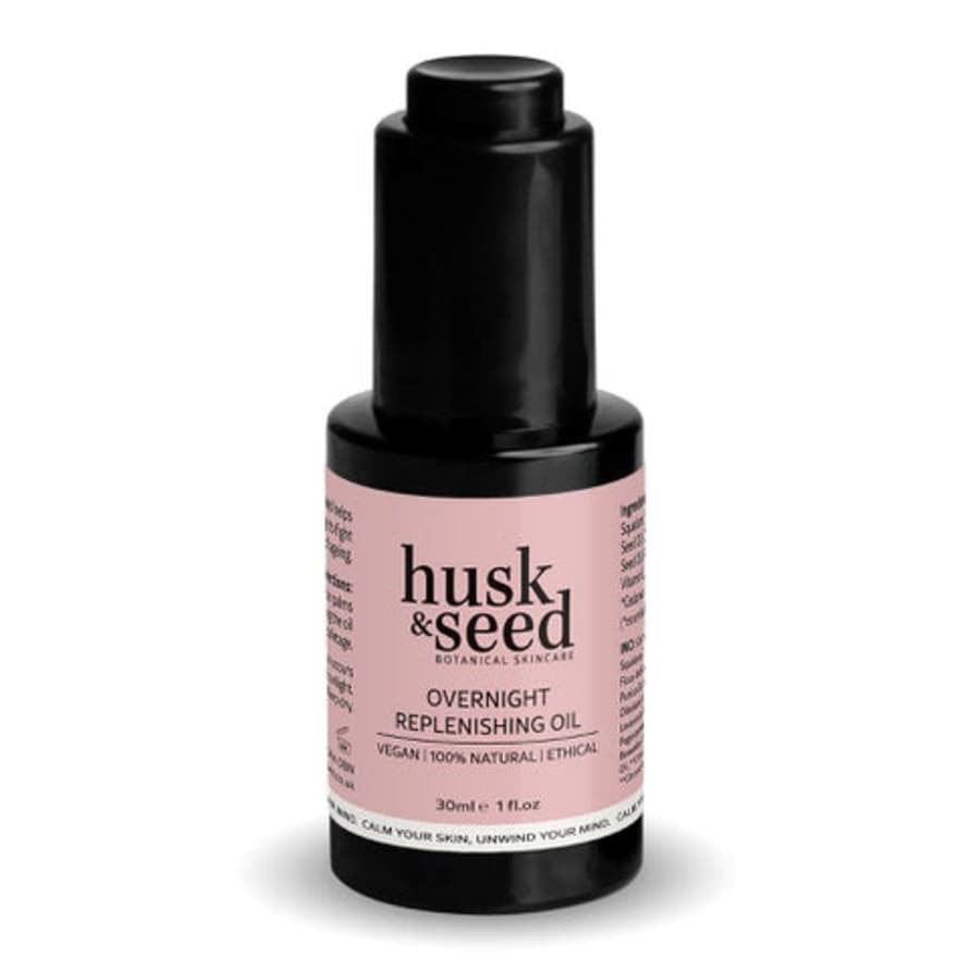 Husk and Seed Skincare Overnight Replenishing Oil