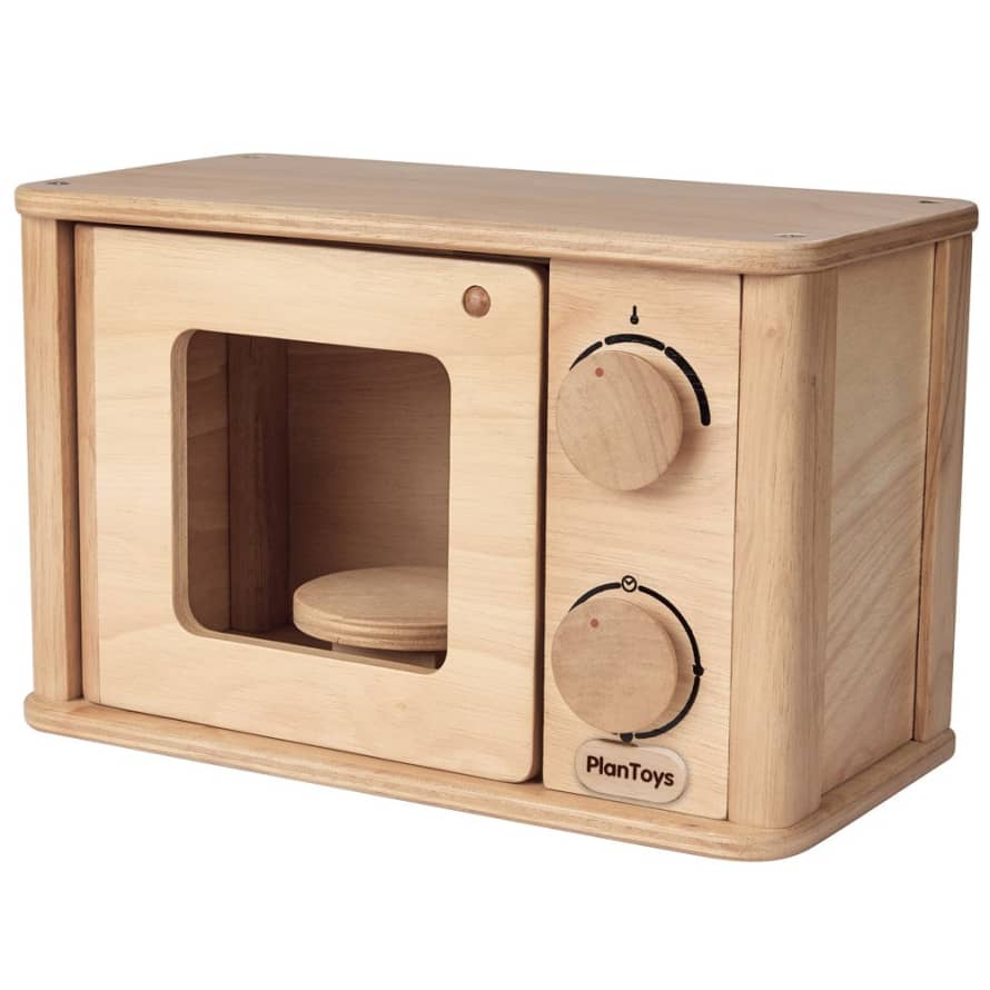 Plan Toys Wooden Microwave Oven Toy