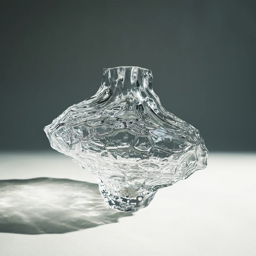 Hein Studio Canyon Clear Glass Vase - Large 