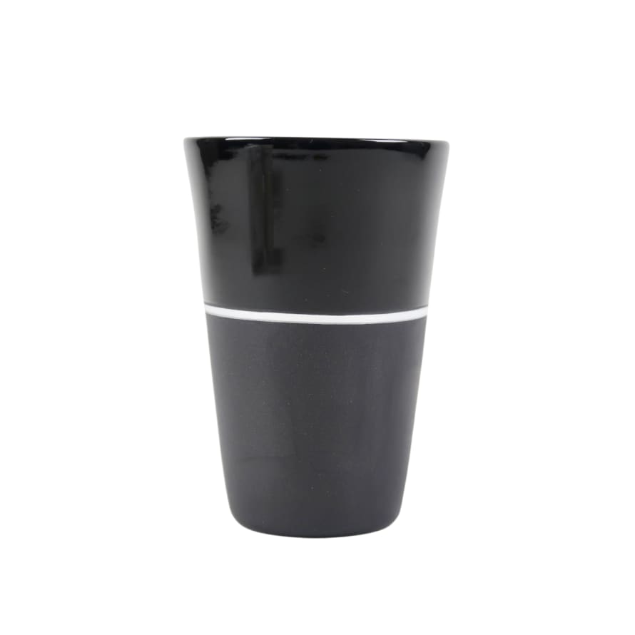 Sue Ure Maison Tall Porcelain Beaker Ambit - Black