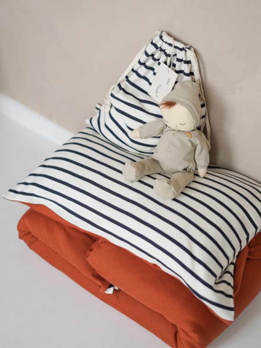 Organic Zoo Breton Double Sided Duvet Cover And Pillowcase Set