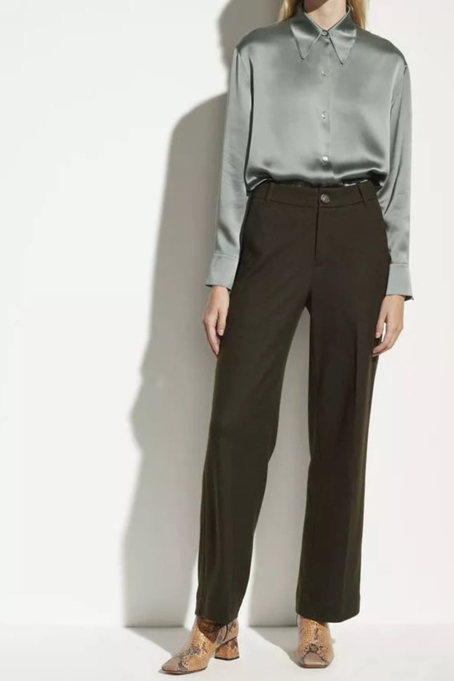Vince High-Rise Wide Leg Trousers
