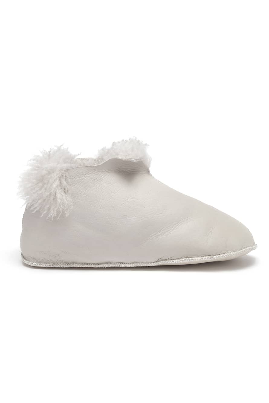 Gushlow & Cole Teddy Shearling Slipper Boots-White