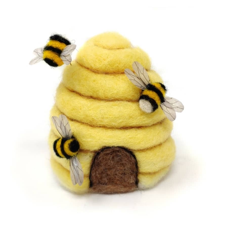 The Crafty Kit Co Bee Hive Needle Felting Kit