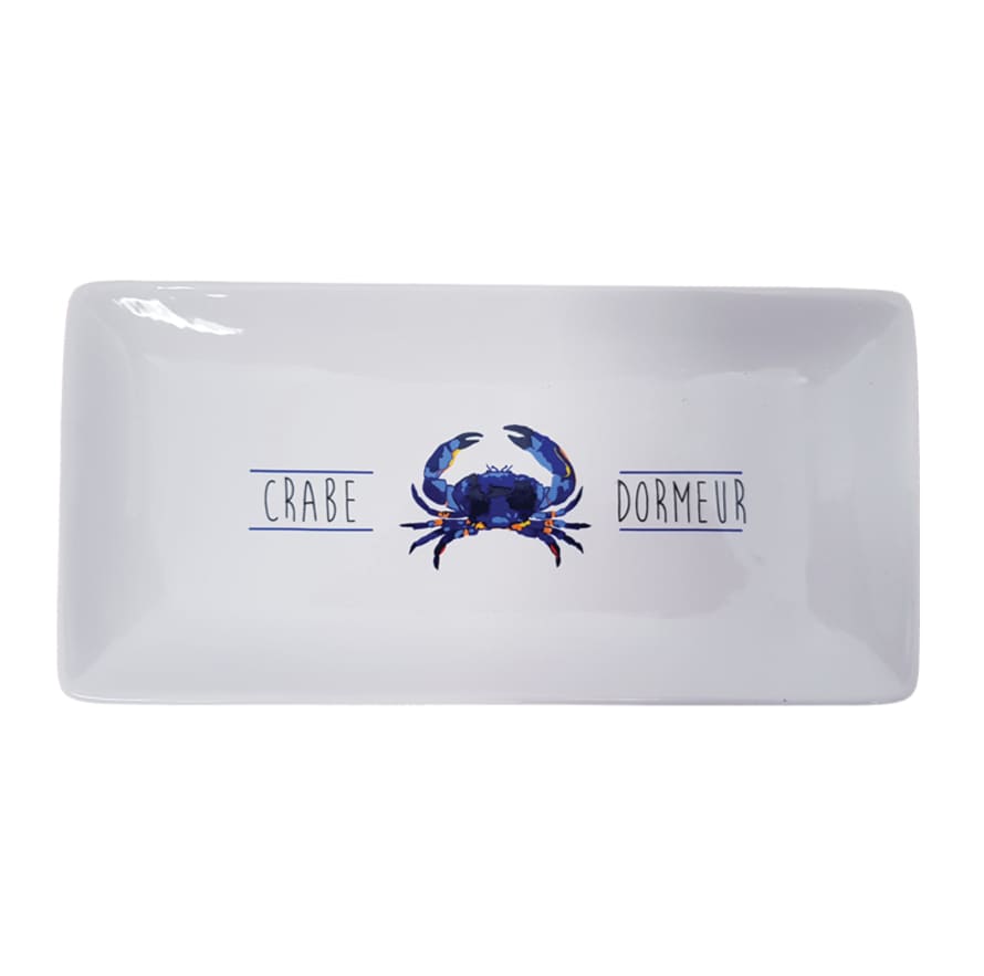 BySphere Plate Crabe Dormeur Ceramic