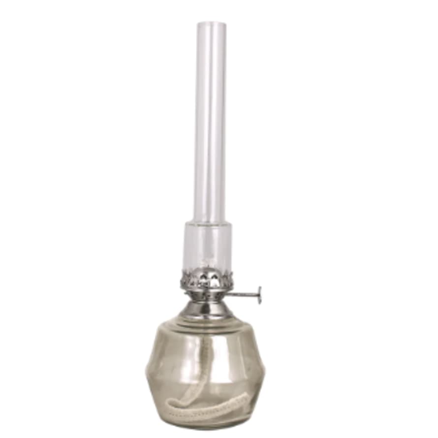 Strömshaga Kerosene Lamp Majken Grey/Nickel Medium
