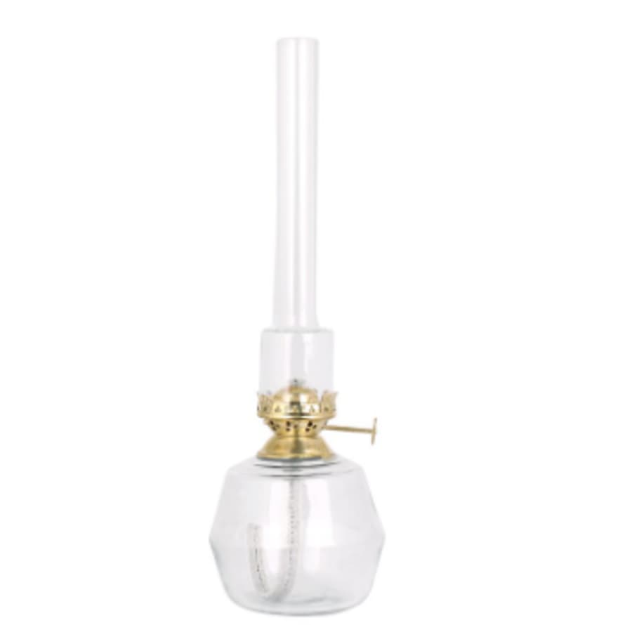 Strömshaga Kerosene Lamp Majken Clear/Brass Medium