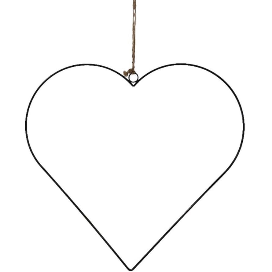 Rosefield 50cm Wire Heart Hanger