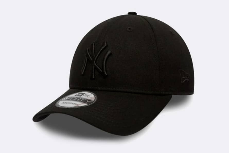 New Era Ny Yankees Essential 9forty Cap Black Black
