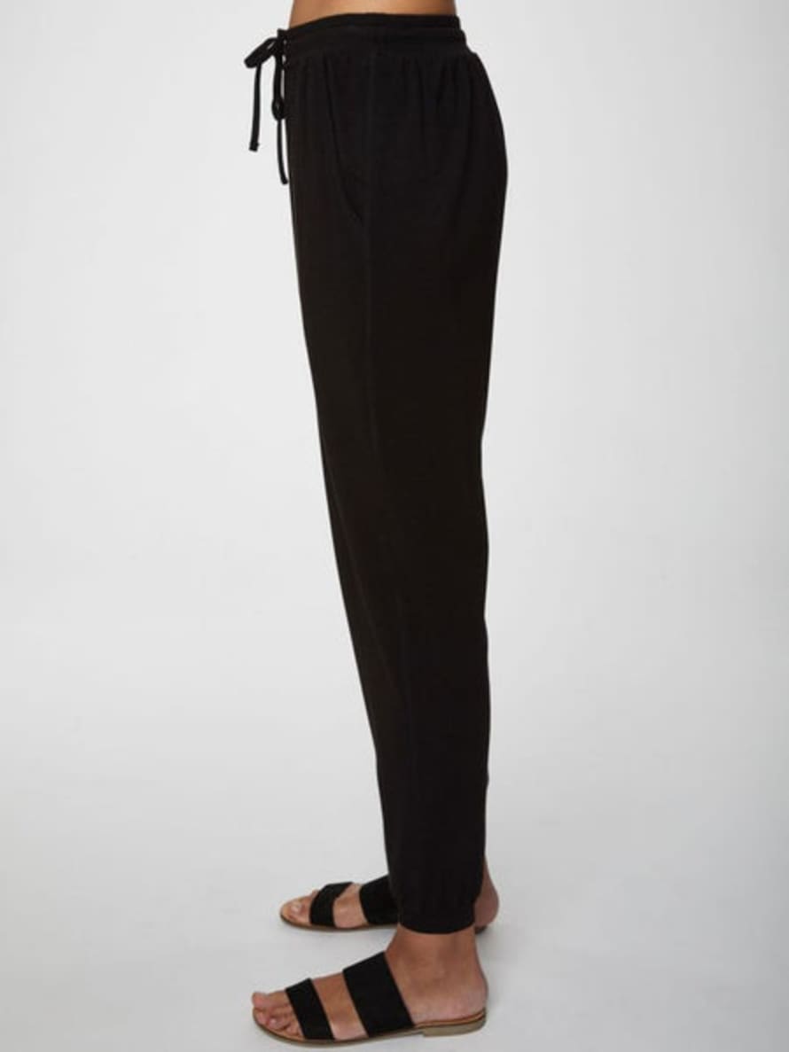 Thought Emerson Tie Waist Joggers - Black