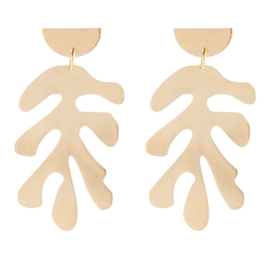 lima-lima Brass Matisse Earrings