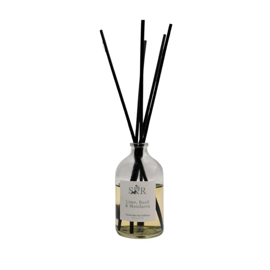 Scottie & Russell Lime, Basil and Mandarin S&R Reed Diffuser 100ml