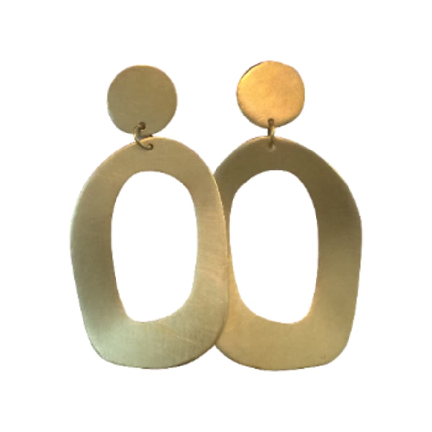 lima-lima Brass Flora Earrings 