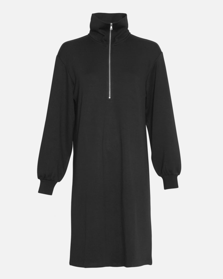 MSCH Copenhagen Ima Q Zip Sweat Dress 16549 Black