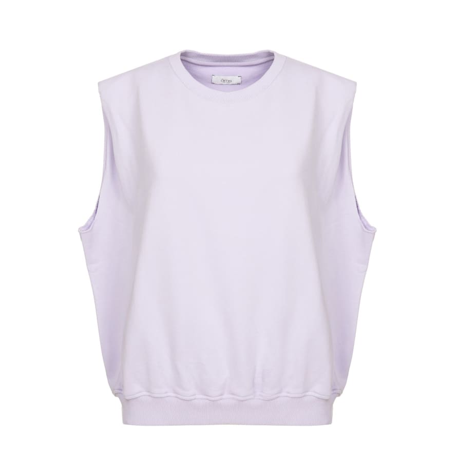 Ame Antwerp Farla Sleeveless Sweatshirt Pastel Lilac