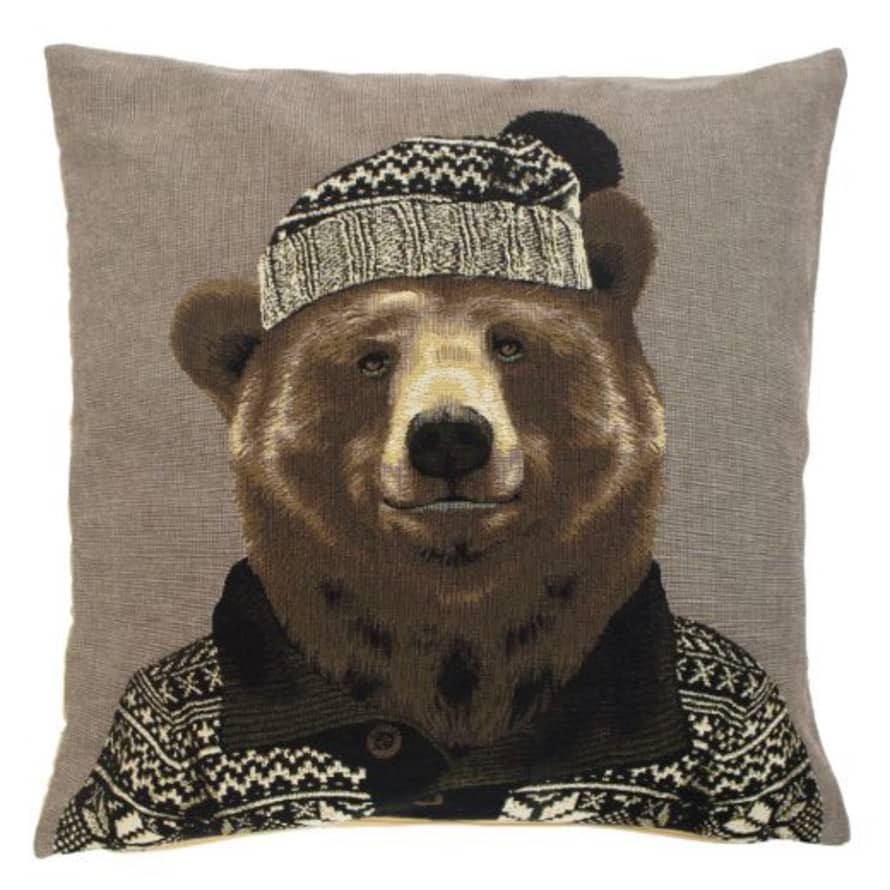 Mars & More Gobelin Cushion "Nordic Bear"