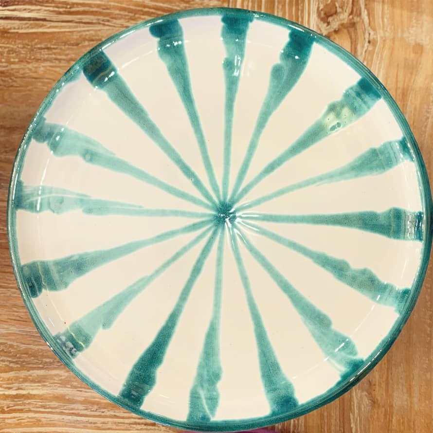 Willow & Wolf Marlborough Spanish Ceramics Coco Collection Dinner Plate