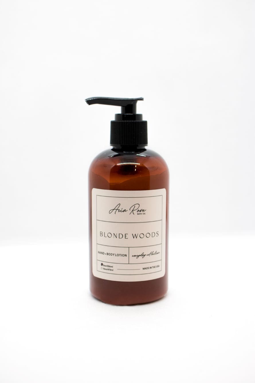 Aria Rose Bath CO Blonde Woods Hand + Body Lotion - 8oz