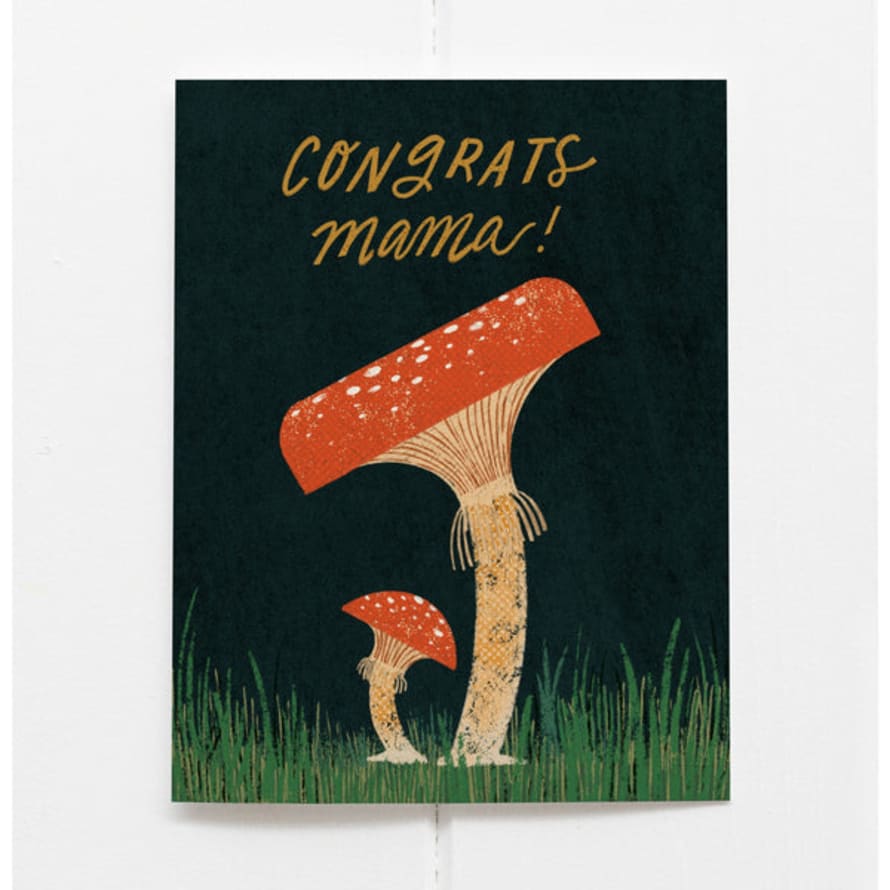 Olive & Company Mama Mushroom Greeting Card