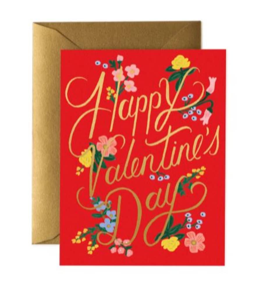 Rifle Paper Co. Happy Valentine's Day Card