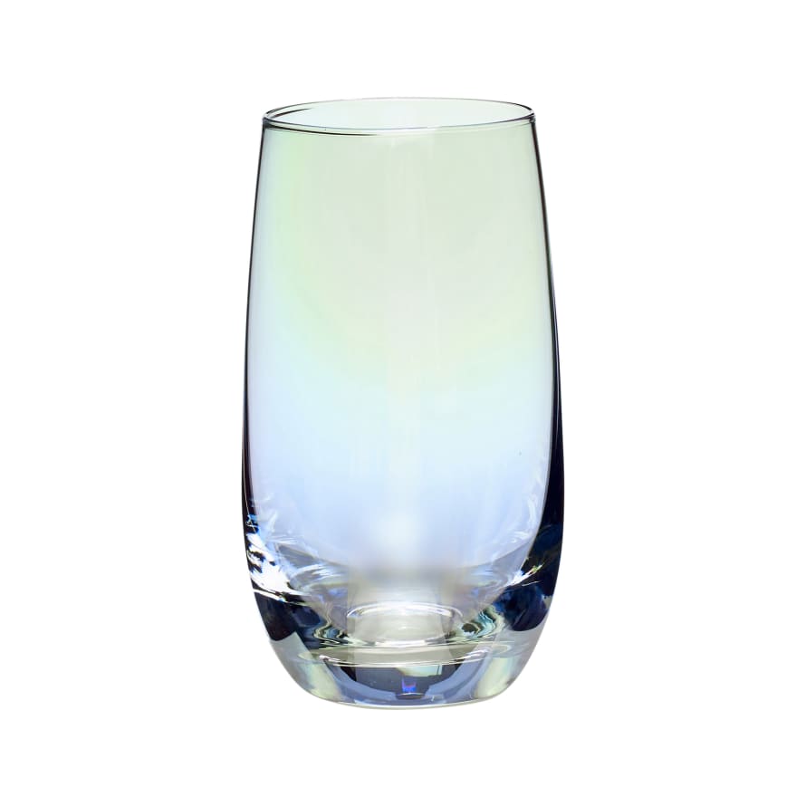 Hubsch Arctic Iridescent Drinking Glass 28cl - Set of 2