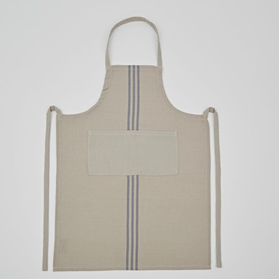 Weaver Green Maxime Linen And Blue Apron