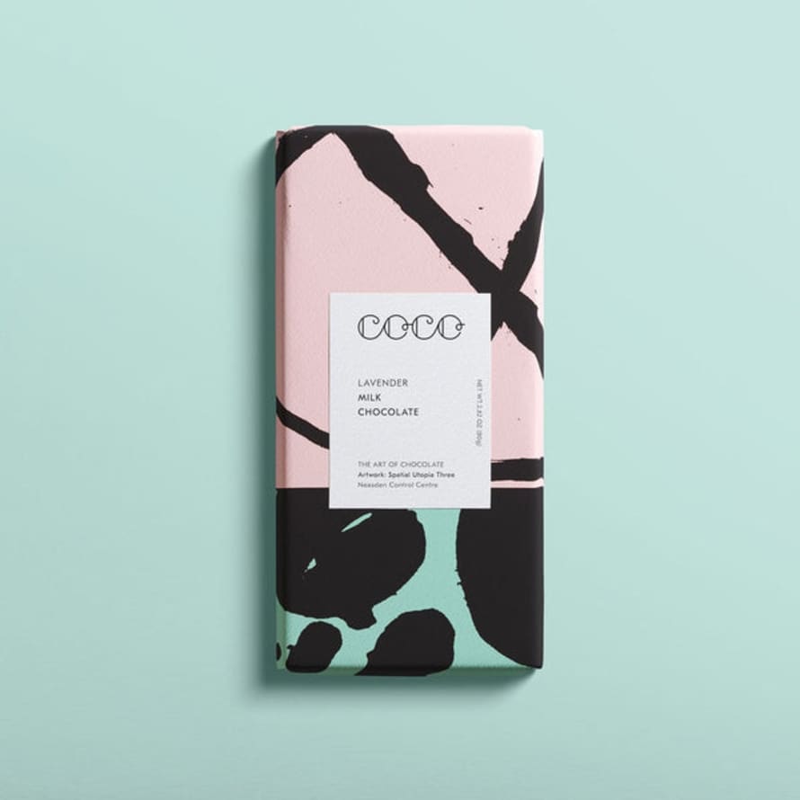 Coco Chocolatier Lavender Milk Chocolate Bar