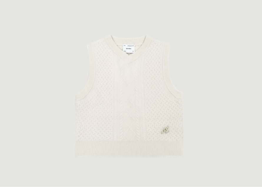 Axel Arigato Reunited Cable Vest Sleeveless Sweater
