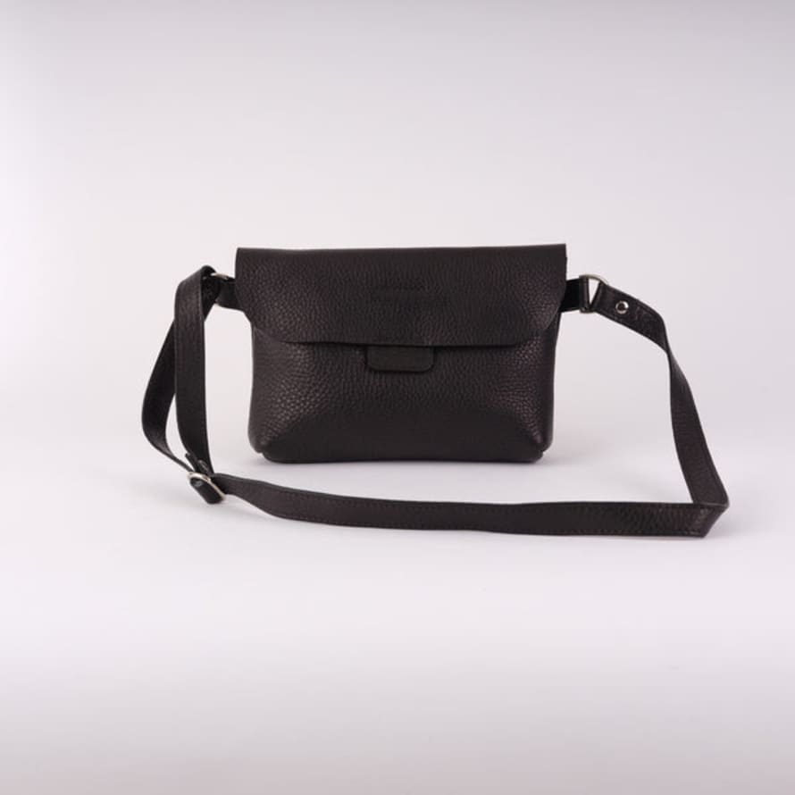 Kate Sheridan Black Mini Apex Tab Bag