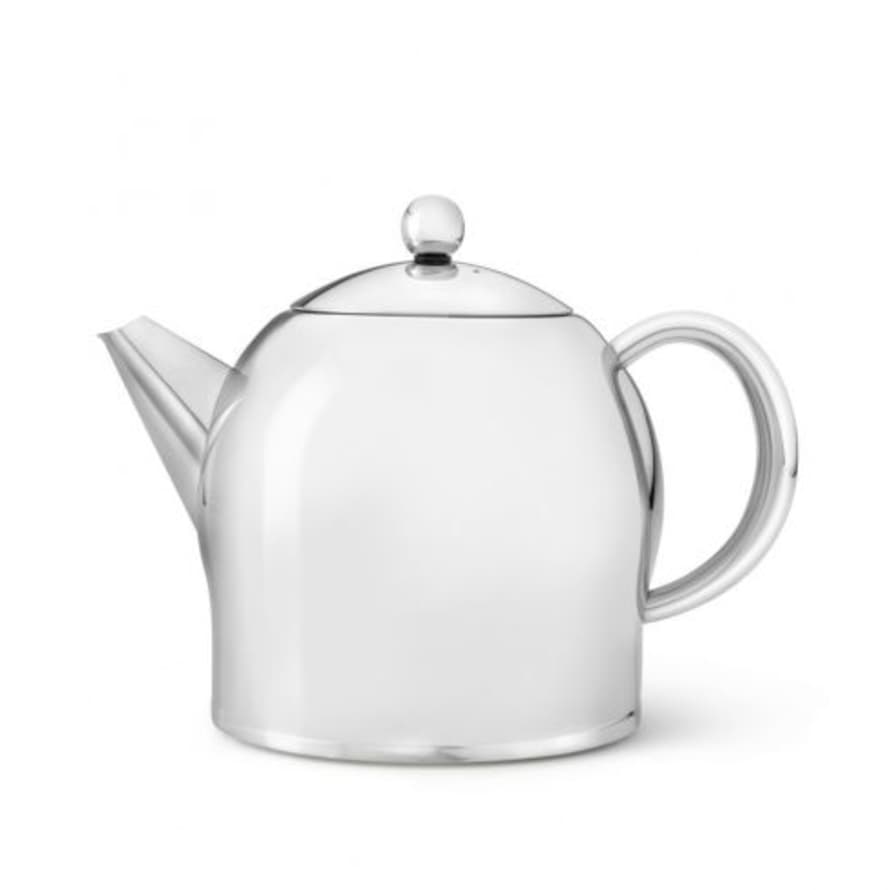 Bredemeijer Holland Bredemeijer Teapot Double Wall Minuet Santhee Design 1.4l In Polished Steel