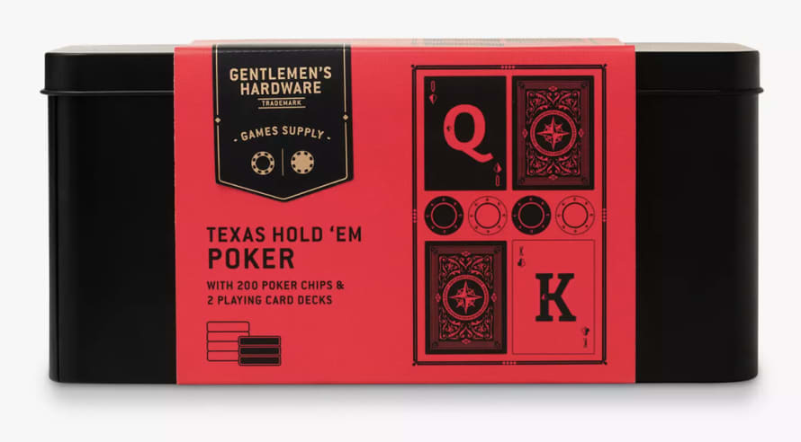 Gentlemen's Hardware Poker Set Tin