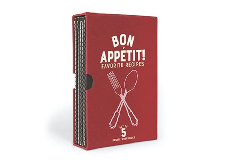 Designworks Ink Coffret Carnets De Recette Bon Appetit
