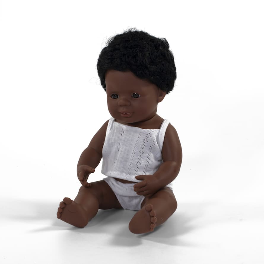 Miniland Afroamerican Boy Doll