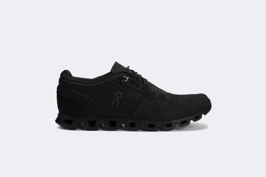 ON Running W Cloud 5 All Black Shoes