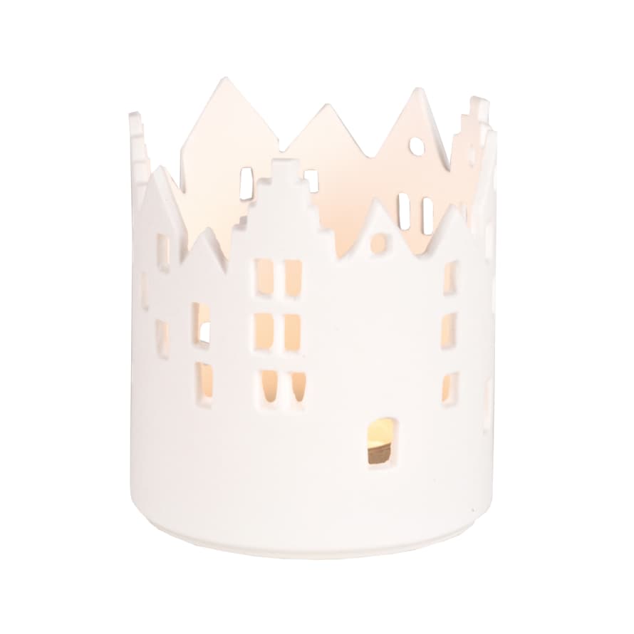 Räder Town Hall City Light in White Porcelain - Medium City Light 