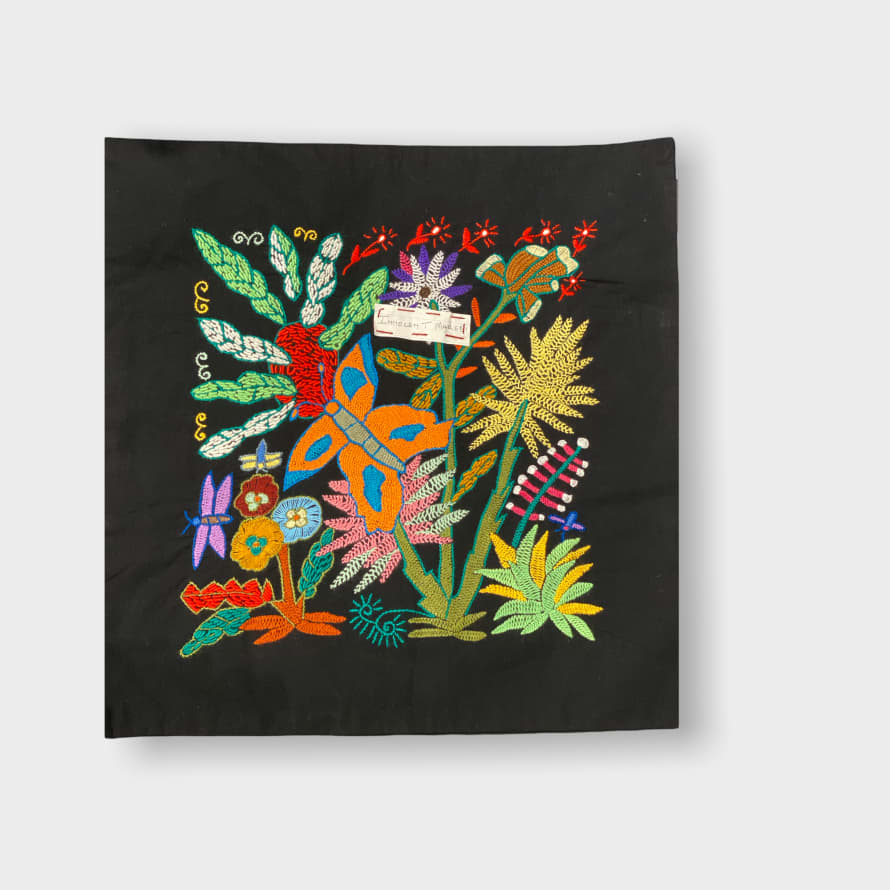 botanicalboysuk Mapula Embroidered Cushion 50x50 - South Africa